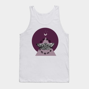 Purple Mystic Moth Tank Top